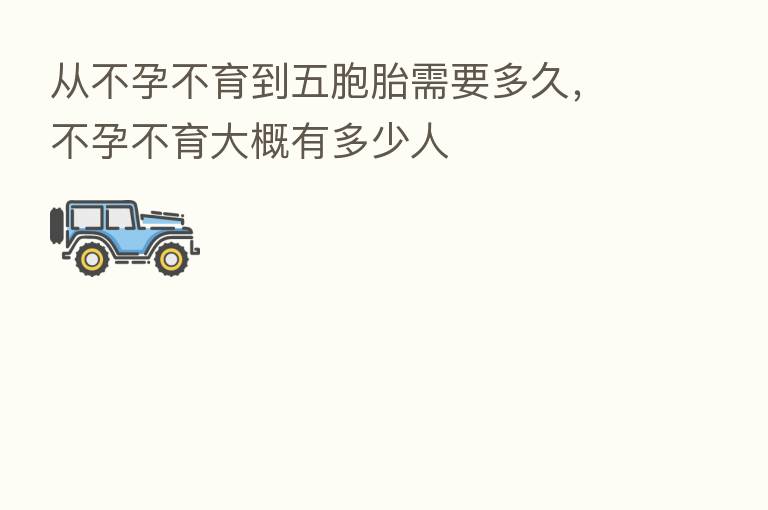 从不孕不育到五胞胎需要多久,不孕不育大概有多少人