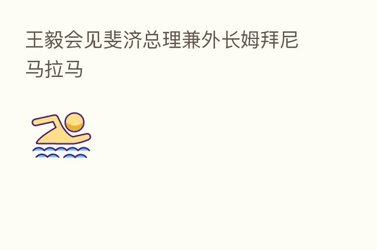 王毅会见斐济总理兼外长姆拜尼马拉马