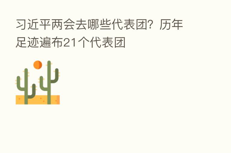 两会去哪些代表团?历年足迹遍布21个代表团