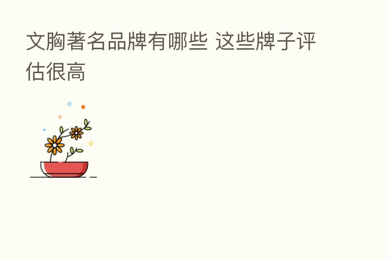 文胸著名品牌有哪些 这些牌子评估很高