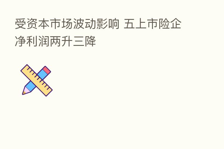 受资本市场波动影响 五上市险企净利润两升三降