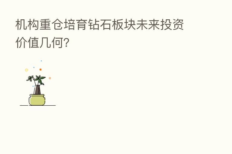 机构重仓培育钻石板块未来投资价值几何?