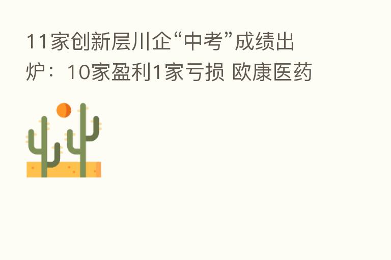11家创新层川企“中考”成绩出炉:10家盈利1家亏损 欧康医药拟登陆北交所 领航科技又亏
