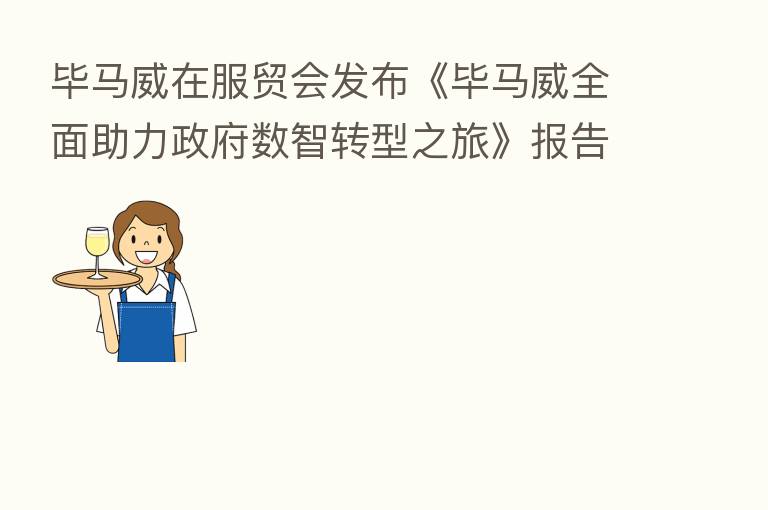 毕马威在服贸会发布《毕马威全面助力政府数智转型之旅》报告