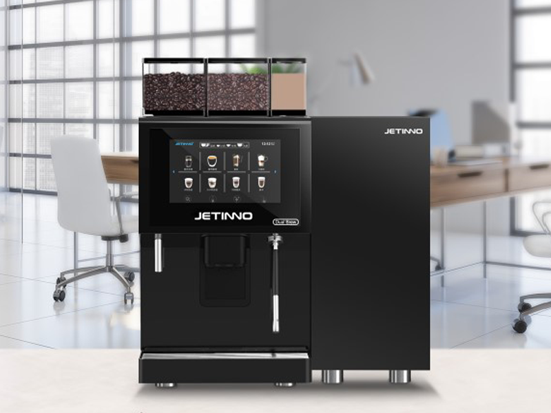 双核引擎 技诺新品JL35商用鲜奶现磨咖啡机发布