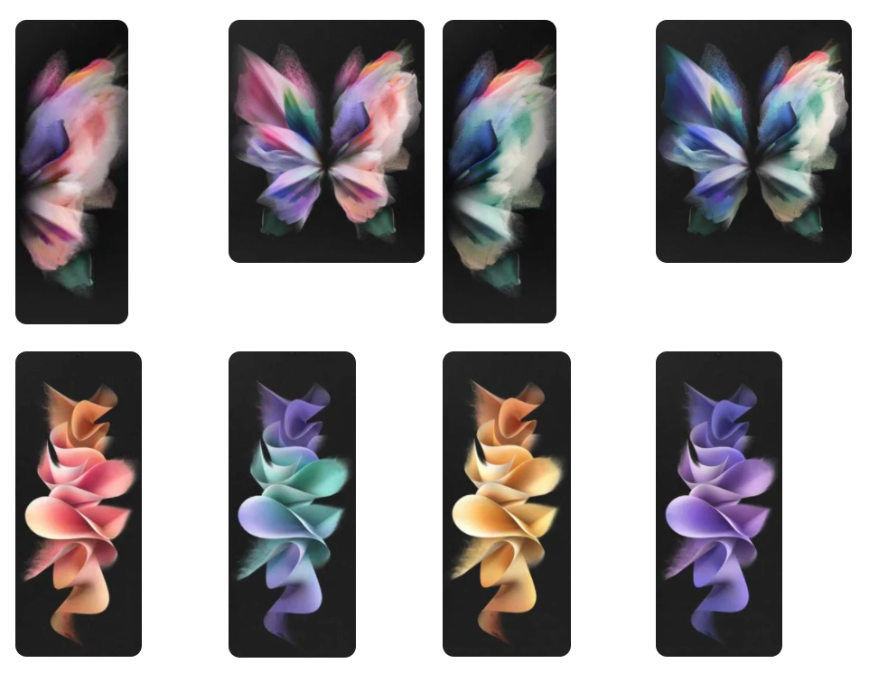三星 Galaxy Z Fold 3、Flip 3 壁纸泄露(附下载链接)