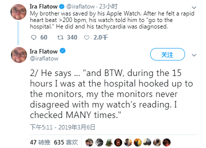 Apple Watch心率监测帮助用户完成心动过速诊断